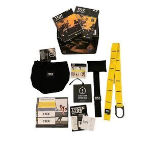 TRX Suspension Trainer Model P2 Basic Training Kit w/ Accessories + Box- New